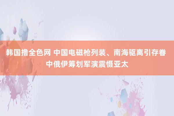 韩国撸全色网 中国电磁枪列装、南海驱离引存眷 中俄伊筹划军演震慑亚太